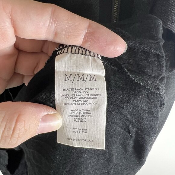 CAbi 3184 Mesh Back Jacket in Heather Gray Stretch Ponte Twill Coat M $189 - Picture 8 of 12